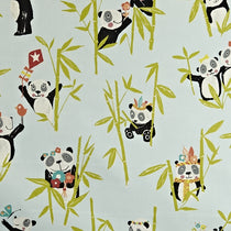 Panda Aqua Fabric by the Metre
